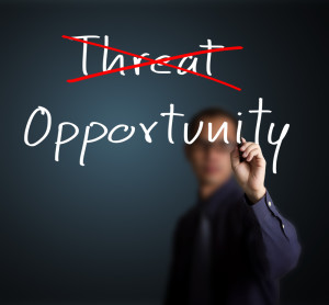 Turn threats into opportunity. Image found @ Kari Joys