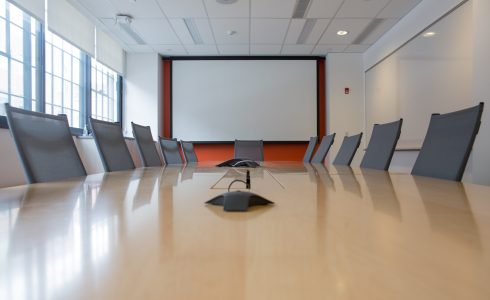 empty committee room